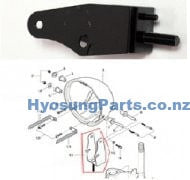 Hyosung GV 250 Aquila Headlight Bracket